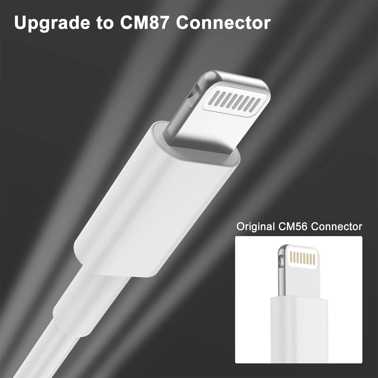 2pack 10ft iPhone Charger, [Apple MFi Certified] Long iPhone Charger Cord 10 ft, Apple Lightning to USB Cable, 10 Foot Fast Charging Cords for iPhone Charger 14/13/12/11/13 Pro/13 Max/X/XS/XR/XS 10ft*2 White - Image 4